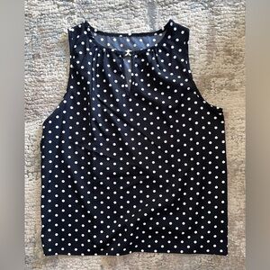 Polka Dot Tank Top size large
